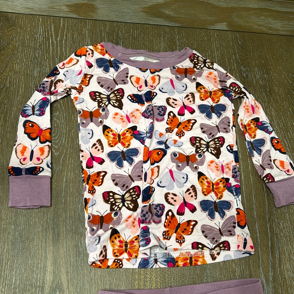 Little sleepies pajamas butterflies